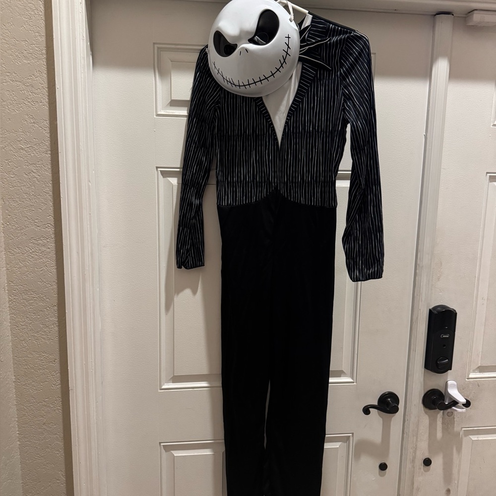 Perfect Condition Nightmare Before Christmas Jack Skellington Costume XL 14 16